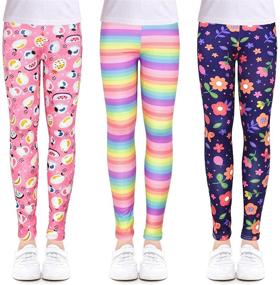 img 4 attached to Slaixiu Printing Leggings Classic XGFG_70 Girls' Clothing