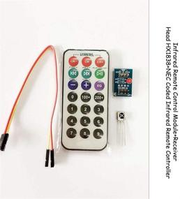 img 3 attached to 📡 KOOBOOK 2 Pcs HX1838 NEC Infrared IR Wireless Remote Control Sensor Module + IR Receiver Module DIY Kit for Arduino
