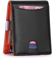 hawee blocking zippered genuine leather men's accessories in wallets, card cases & money organizers logo