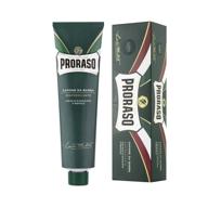 🪒 proraso refreshing and toning shaving cream for men - menthol & eucalyptus, 5.2 oz. logo