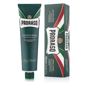 img 3 attached to 🪒 Proraso Refreshing and Toning Shaving Cream for Men - Menthol & Eucalyptus, 5.2 oz.