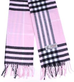 img 3 attached to 🧣 Timeless Elegance: Plaid Cashmere Classic Luxurious Winter Men's Accessories