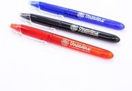 🖋️ crafter's companion pens-3pk threaders erasable fabric sewing marker pens, multi, pack of 3, red/blue/black: the must-have tools for precise sewing on fabric logo