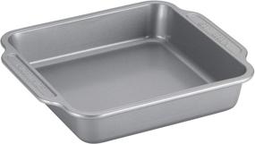 img 2 attached to Premium 10-Piece Farberware Nonstick Steel Bakeware Set: Includes Cooling Rack, Baking Pan, Cookie Sheet, Bread Pan, and Cooling Grid in Sleek Gray Finish