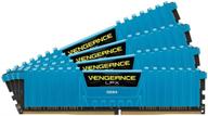 corsair cmk16gx4m4a2400c14b vengeance lpx 16gb (4x4gb) ddr4 dram 2400mhz (pc4-19200) c14 memory kit - blue логотип