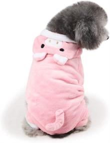 img 4 attached to 🐶 NIULA Dog Pig Costume Small Medium Pet New Year Hoodie Cat Halloween Chriasmtas Party Warm Coat