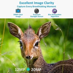img 3 attached to 📸 Камера GardePro для трейла: 20МП 1080P камера для игр с ночным видением и активацией по движению - идеальна для отслеживания диких животных на открытом воздухе, охоты и обеспечения безопасности собственности.