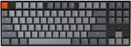 💻 keychron k8 tenkeyless wireless mechanical keyboard for mac: white backlight, bluetooth, multitasking, gateron blue switch, type-c wired gaming keyboard for windows logo