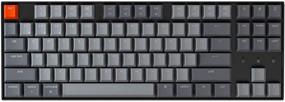 img 4 attached to 💻 Keychron K8 Tenkeyless Wireless Mechanical Keyboard for Mac: White Backlight, Bluetooth, Multitasking, Gateron Blue Switch, Type-C Wired Gaming Keyboard for Windows