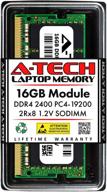 модуль повышения памяти a-tech laptop - 16 гб ddr4 2400 мгц sodimm ram (pc4-19200/pc4-2400t) cl17 2rx8 1.2v non-ecc - ноутбук и aio-компьютер логотип