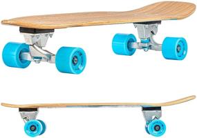 img 3 attached to 🏄 TailorShape Surf Skateboard: Bamboo and Canadian Maple SurfSkate Surf Trainer for Smooth Cruising and Dynamic Carving