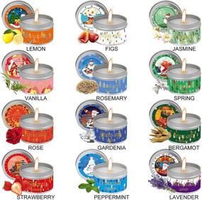 img 3 attached to Christmas Scented Candles Aromatherapy Portable