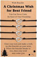 🎁 upromi christmas wish bracelets: perfect gifts for friends- love knot infinity matching friendship bracelet set for women, teens, girls and sisters (2/3/4) logo