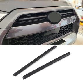 img 4 attached to Enhanced Performance: Matte Black Center Grille Inserts for Toyota 4Runner TRD Pro/Sport 2020-2022 (2PCS)