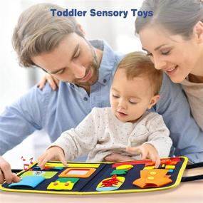 img 3 attached to 🔍 Montessori Busy Board: Creative Sensory Toys for Toddlers 1-4 Years Old – Develop Essential Skills, Ideal Gifts for Girls and Boys