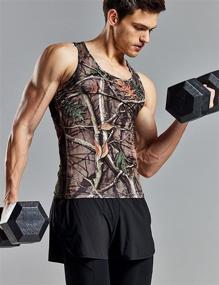 img 1 attached to TSLA Athletic Compression Sleeveless Basketball Sports & Fitness