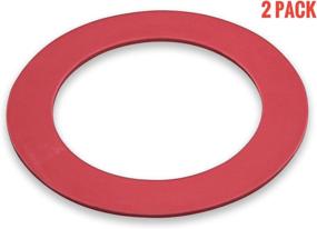 img 3 attached to 🚽 Mansfield 210 & 211 Flush Valve Rubber Seal Gasket Replacement - 2 Pack (Mansfield Flush Valve Seal)