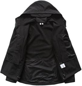 img 1 attached to Premium Water-Resistant MAGCOMSEN Men's Hooded Tactical Jacket: Perfect Soft Shell Snow Ski Winter Coats