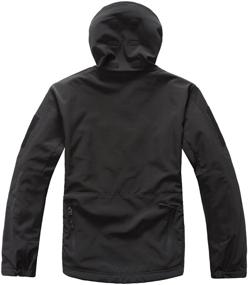 img 2 attached to Premium Water-Resistant MAGCOMSEN Men's Hooded Tactical Jacket: Perfect Soft Shell Snow Ski Winter Coats