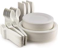 🌱 eco-friendly biodegradable utensils: sustainable disposable dinnerware for composting логотип