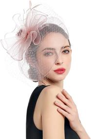img 1 attached to 👒 Kentucky Headband Women's Wedding Fascinators - Stylish Accessories for Women