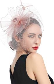 img 3 attached to 👒 Kentucky Headband Women's Wedding Fascinators - Stylish Accessories for Women