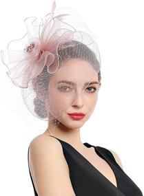 img 2 attached to 👒 Kentucky Headband Women's Wedding Fascinators - Stylish Accessories for Women