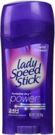 🌸 lady speed stick antiperspirant deodorant, invisible dry, wild freesia 2.30 oz - long-lasting protection with a floral twist logo