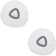 🧹 o-cedar easywring mop refill: 2 pack microfiber spin mop head replacement - ocedar compatible logo