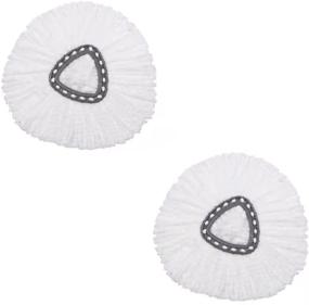 img 4 attached to 🧹 O-Cedar EasyWring Mop Refill: 2 Pack Microfiber Spin Mop Head Replacement - Ocedar Compatible