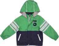 london fog fleece windbreaker varsity jacket: premium boys' clothing and coats logo