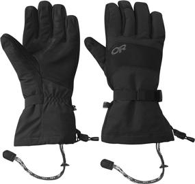 img 1 attached to Outdoor Research Highcamp Gloves Black
