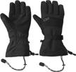 outdoor research highcamp gloves black logo