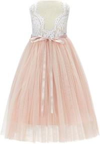 img 1 attached to 👗 Floral Communion and Baptism Dresses for Girls by Ekidsbridal