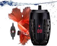 🐢 100watt aquarium heater with temperature display - ideal for turtle, betta tank, shrimp, frog, and turtle - includes external temperature controller логотип