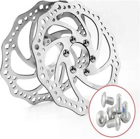 img 1 attached to 🚲 DUDUA 160mm Disc Brake Rotors: Enhanced Performance for Road Bikes, Mountain Bikes, MTBs, BMX