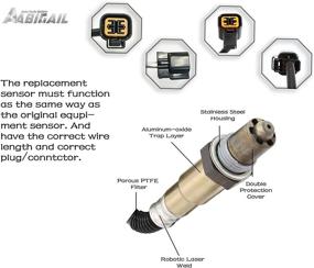 img 3 attached to 🔥 Подогреваемый кислородный датчик O2 - верхний/нижний поток для Chevy Blazer, Impala, Monte Carlo, Venture, GMC Sierra 1500, Yukon, Pontiac Aztek, Grand Am: обновление высокого качества!