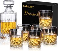 🥃 crafted paracity whiskey decanter glasses for enhanced seo logo