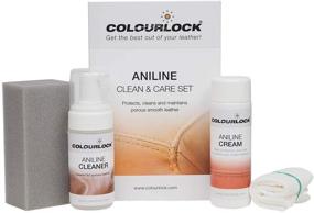 img 4 attached to 🛡️ COLOURLOCK Aniline Leather Cleaning and Care Kit: Protect, Waterproof, and Enhance Aniline, Waxed, Oily, or Pull Up Leathers on Furniture Suite, Sofas, Settee, Shoes, Jackets, Bags, and Garments