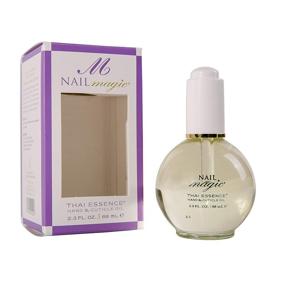 img 2 attached to 💅 NAIL MAGIC Hand & Cuticle Oil - Thai Essence with Lemongrass and Lavender Essential Oils - Organic & Natural Nail Oil for Stronger Nails - Repair & Vitamins - 2.3 Fluid Ounce