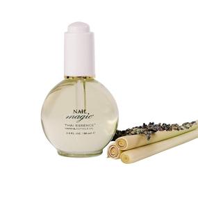 img 4 attached to 💅 NAIL MAGIC Hand & Cuticle Oil - Thai Essence with Lemongrass and Lavender Essential Oils - Organic & Natural Nail Oil for Stronger Nails - Repair & Vitamins - 2.3 Fluid Ounce