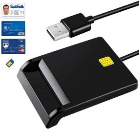 img 4 attached to 🖥️ MMUSC CAC Smart Card Reader - DOD Military USB Common Access, Mac OS & Windows Compatible, Linux Supported, Black