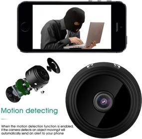 img 2 attached to 📷 Mini Spy Camera: WiFi Hidden Home Security Cam with App 1080P, Bundle - Includes 32GB SD Card, Night Vision, iPhone/Android Compatible - Perfect for Cars, Indoor & Outdoor Surveillance