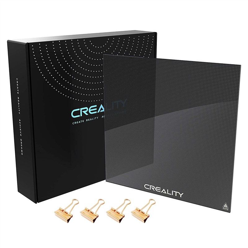 creality upgrade printer tempered 235x235×4mm 로고