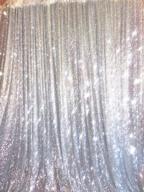 ✨ trlyc 20 ft x 10 ft silver sequins backdrop curtain: sparkling elegance for unforgettable moments logo