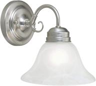 🏮 511618 millbridge 1-light wall light in satin nickel finish by design house логотип