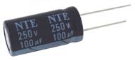 💡 nte electronics vht470m25: алюминиевый электролитический конденсатор, 470 мкф, 25 в, радиальное подключение. логотип