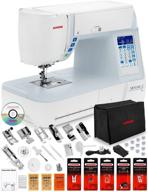 🧵 janome skyline s3 computerized sewing machine with accessories: instructional dvd, seamstress essentials, and more! logo