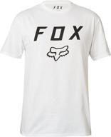 fox legacy t shirt heather graphite men's clothing logo