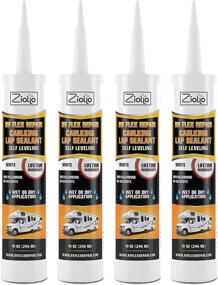 img 4 attached to 🔧 Ziollo RV Flex Repair Caulking Lap Sealant - Premium Self-Leveling EPDM Sealant for Rubber Roofs on Motorhomes, Trailers, Campers - White, 4-Pack 10 oz Tubes of RV Caulk